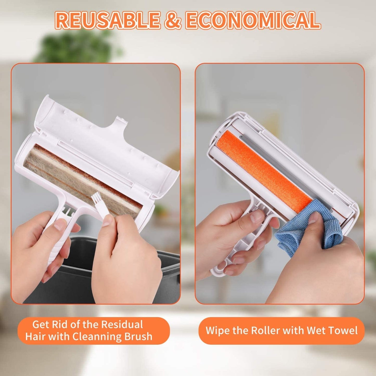 MyPawsomePets™ FurryClean Pet Hair Remover Roller